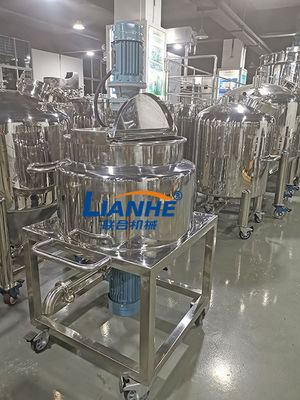 SUS 304100L السائل آلة خلط خلاط الخالط مقياس صغير