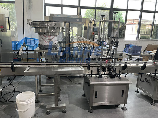 آلة تعبئة سائل غسول لزج 4 فوهات أوتوماتيكية لشامبو منظف الصابون