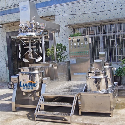 آلة صنع كريم التجميل والتسخين بالبخار SUS316L 250 لتر