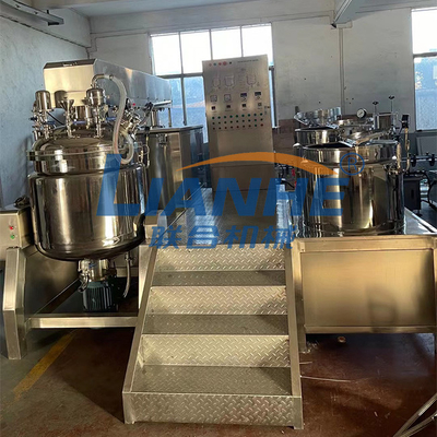 مستحلب فراغ كريم مستحضرات التجميل 300L-500L المحرض 65 دورة في الدقيقة