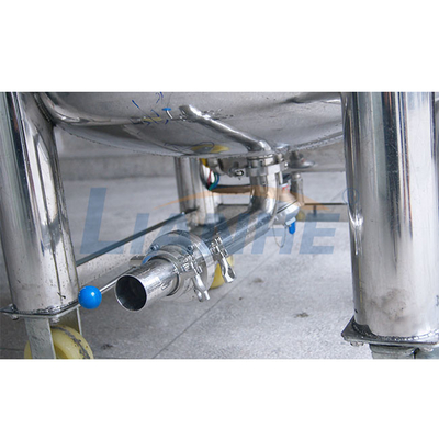 1.5KW 200L المطهر الخالط مستحلب خلاط تدفئة مغلفة