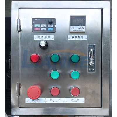 1.5KW 200L المطهر الخالط مستحلب خلاط تدفئة مغلفة