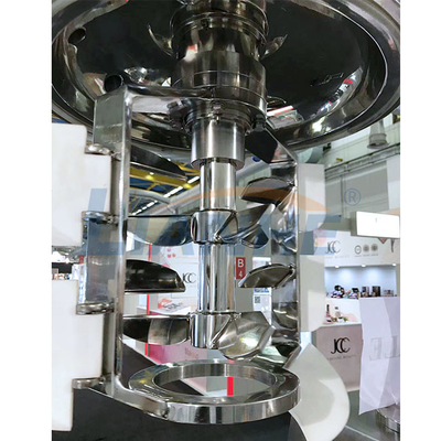 PLC Control Cream High Shear Emulsifier Mixer Vacuum Homogenizer 65RPM 4KW