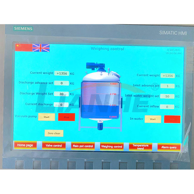 صابون منظف خلاط مستحلب عالي القص 11KW 3000L SUS316L مادة