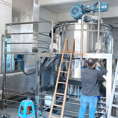 3T 65RPM آلة صنع الشامبو الصغيرة ، آلة صنع الصابون غير القابل للصدأ