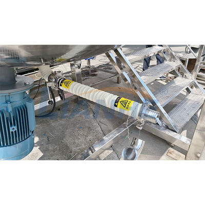 LIANHE خلاط مستحلب خالط نصف مفتوح ، خزانات خلط كيميائية من الفولاذ المقاوم للصدأ