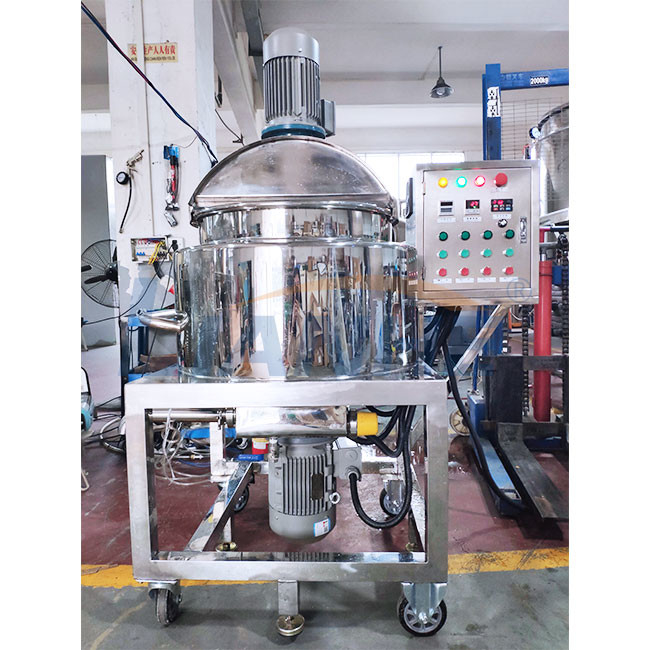 1.5KW معدات إنتاج المطهر اليدوي ، 2 خلاط الخالط السترات لمستحضرات التجميل
